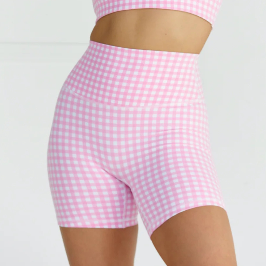 Pink Picnic Biker Shorts