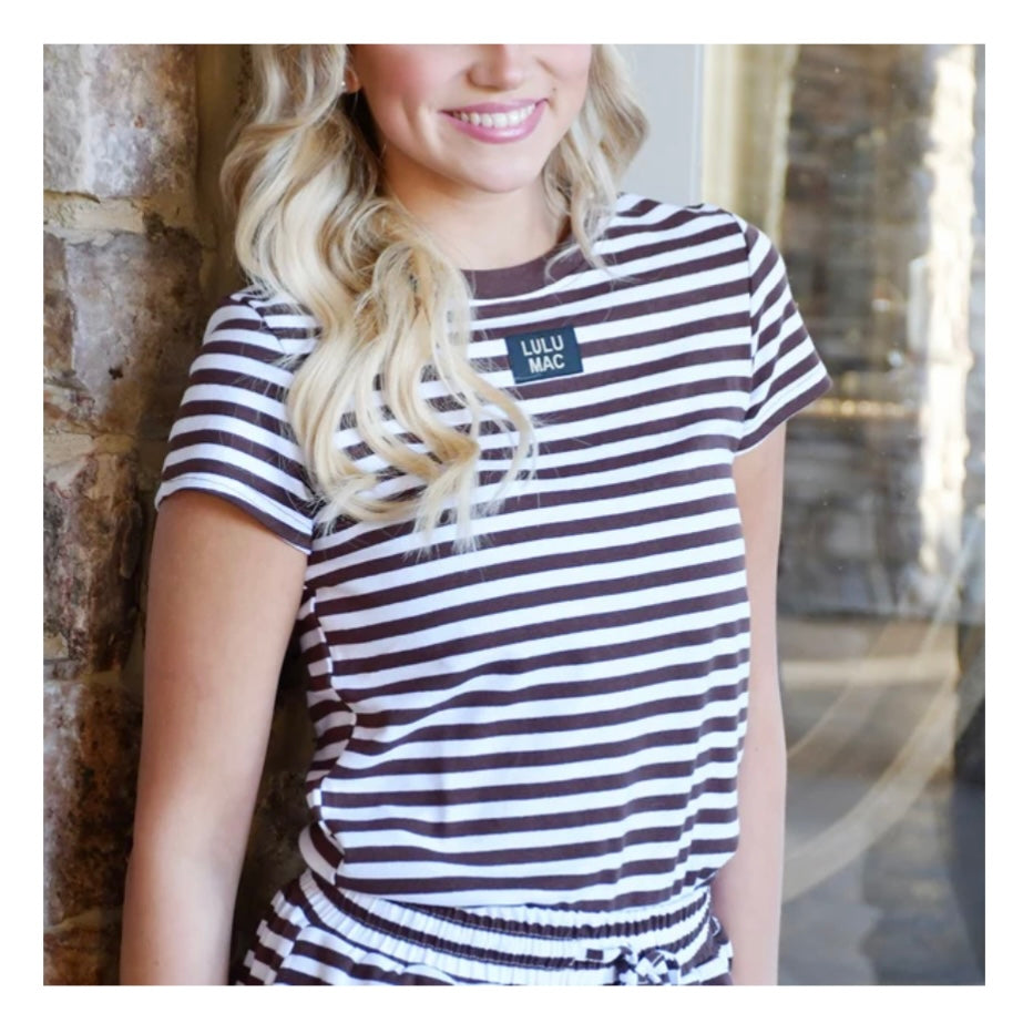 Lulu Mac Baby Doll Top - Stripes