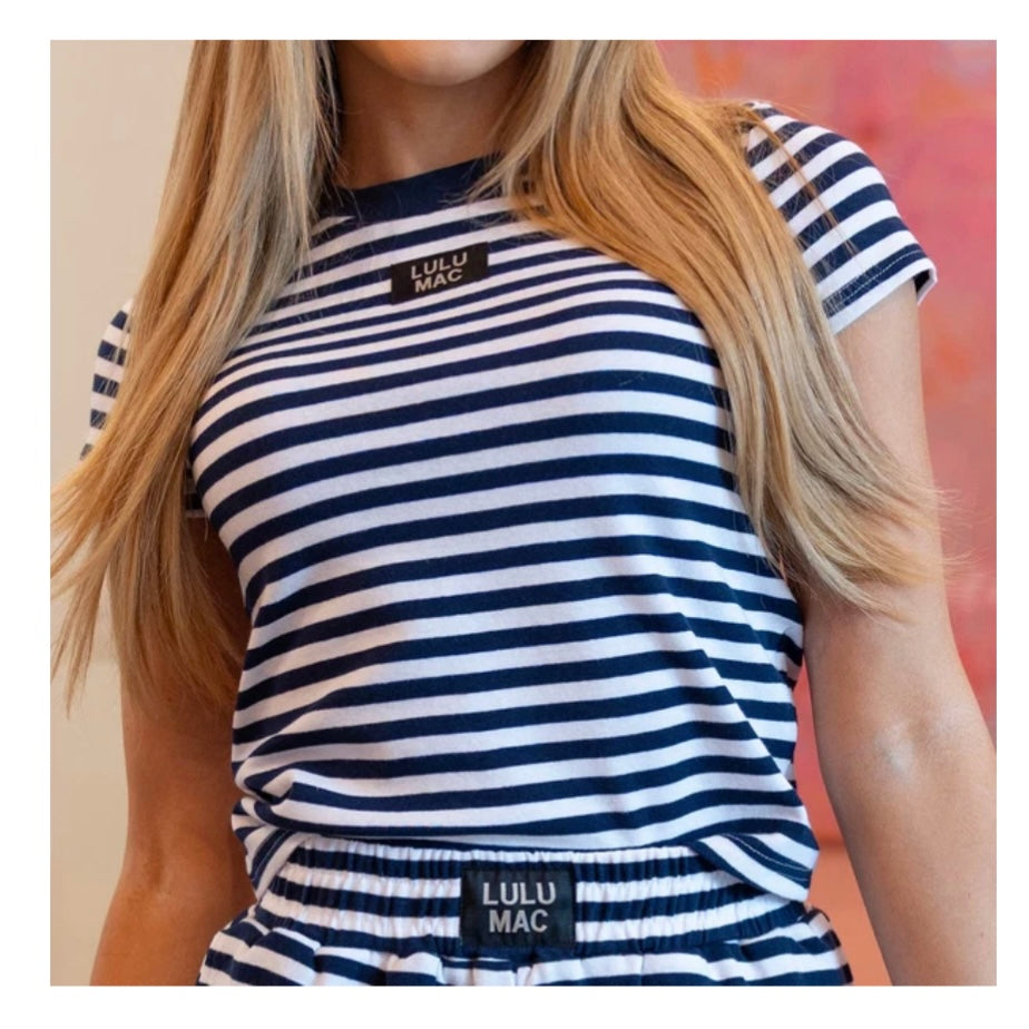 Lulu Mac Baby Doll Top - Stripes