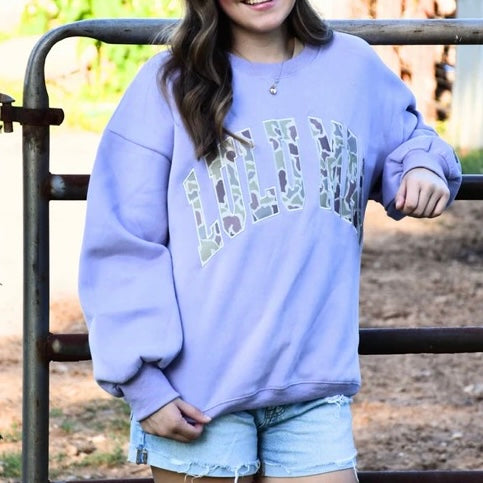 Lulu Mac Camo Sweatshirt
