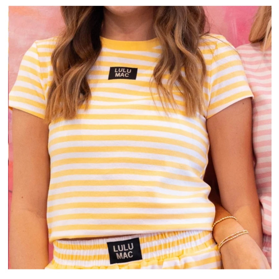 Lulu Mac Baby Doll Top - Stripes