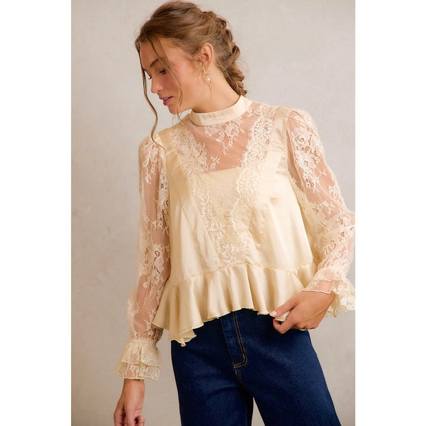 The Sweet Magnolia Lace Top