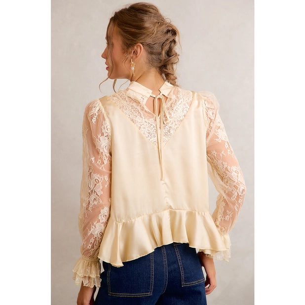 The Sweet Magnolia Lace Top