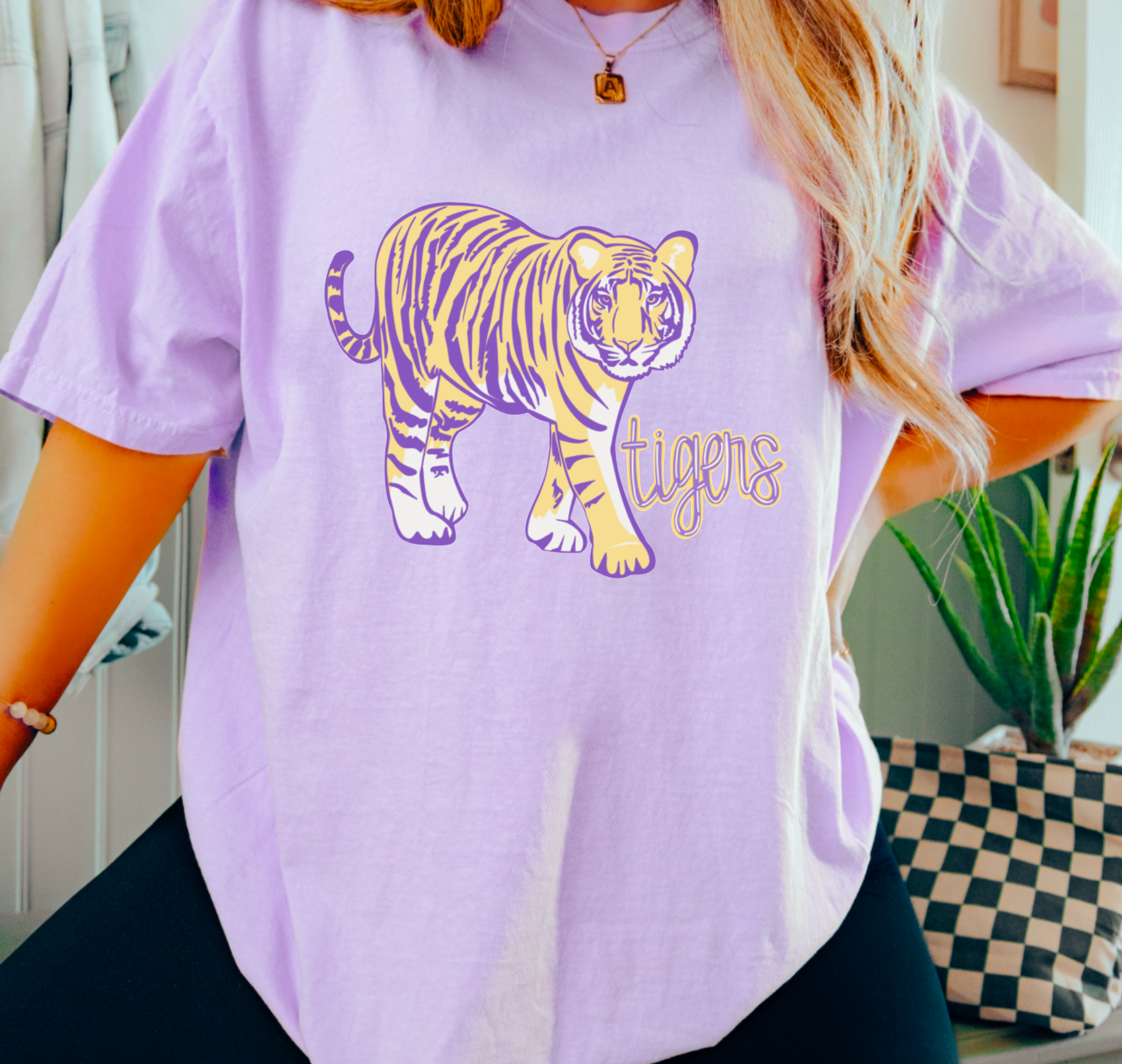 LSU Tiger Mascot Graphic Tee