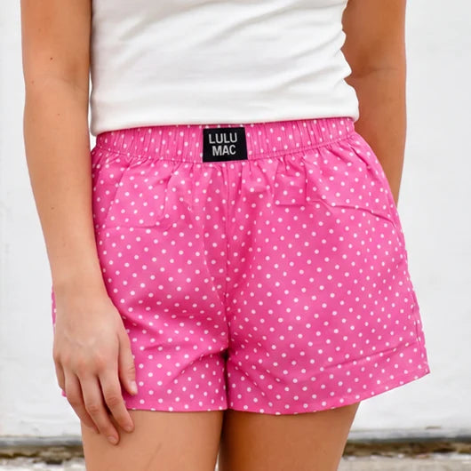 Lulu Mac Boxer Shorts - Polka Dots
