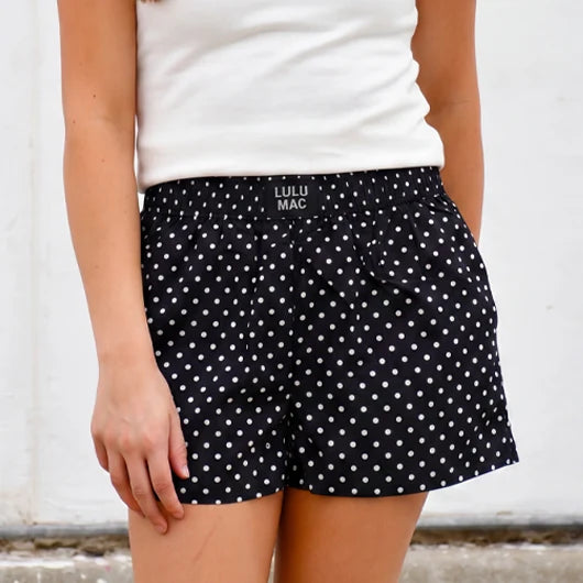 Lulu Mac Boxer Shorts - Polka Dots