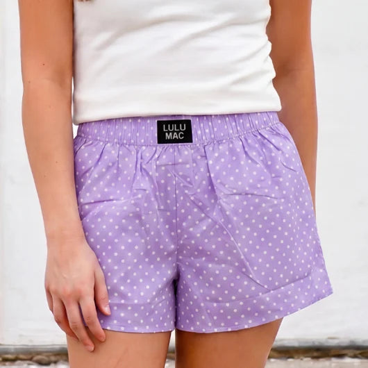 Lulu Mac Boxer Shorts - Polka Dots